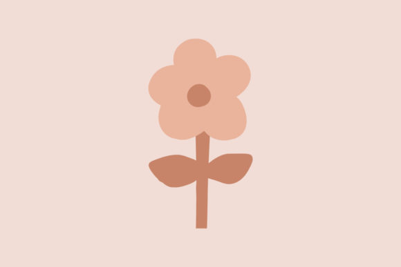 Abstract Cute Boho Simple Small Flowers Graphics and Illustrations Review