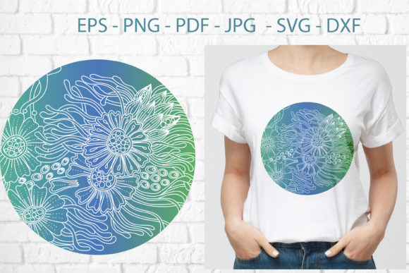 Bohemian Flower Mandala: A Designer's Review of Graphics and Illustrations