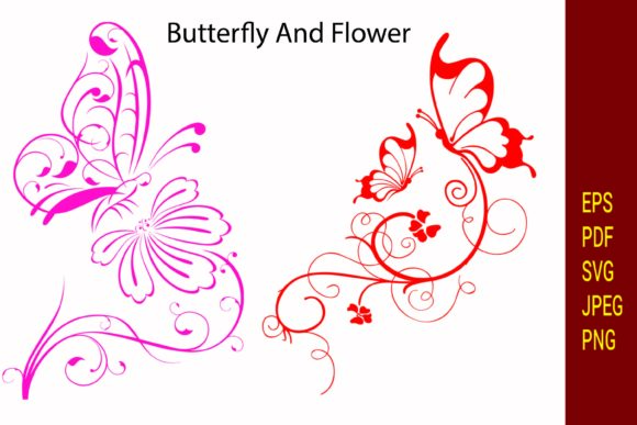 Butterfly on Flower Illustration Review