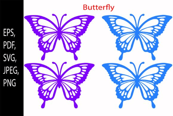 Colorful Butterfly Illustration Graphics and Illustrations Review