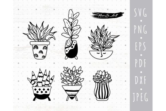 Houseplants, Potted Plants: Graphics & Illustrations Review