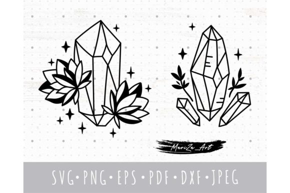 Magic Crystal and Lotus Flower SVG Set Review