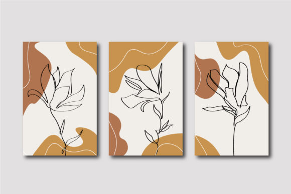 One Line Flower Art: Premium Graphics and Illustrations for Modern Publishing