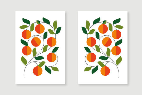 Orange Wall Art Wall Decor Digital Prit Graphics and Illustrations Review