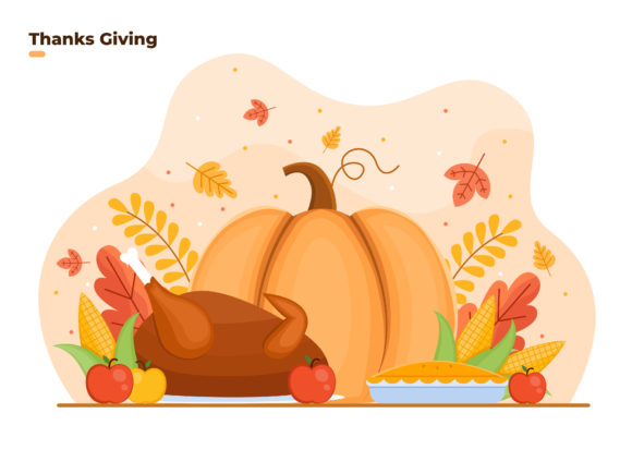 Thanksgiving Illustration Cartoon: A Designer's Review of Seasonal Graphics