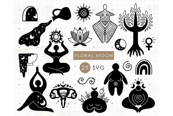 Wiccan Spiral Goddess Female Graphics and Illustrations Review