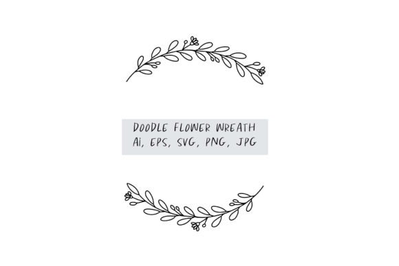 Wreath, Flower Doodle Border: A Designer's Review